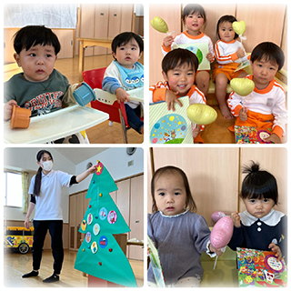 12月のお誕生日会がありました。　～宮森保育園～