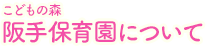 阪手保育園について