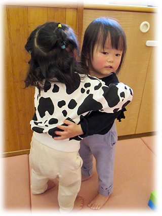 かえで組さんのお友達は元気いっぱい！　～こどもの森阪手保育園～